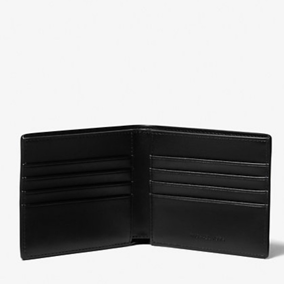 New Michael Kors Jet Set Leather Billfold Slim Mens - Picture 2 of 12